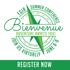 2022 FGIA Summer Conference register now emblem