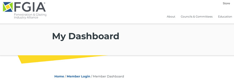 member dashboard banner