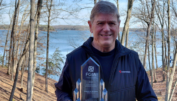 Greg McKenna 2025 outstanding service award