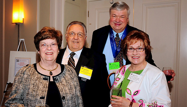 Carole and Henry Taylor, Steve and Liz Rennekamp in 2012