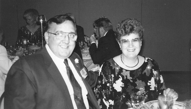Henry and Carol Taylor in 1987
